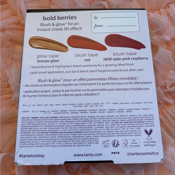 Tarte Blush & Glow Tape Travel Set- Bold Berries - Picture 12 of 12